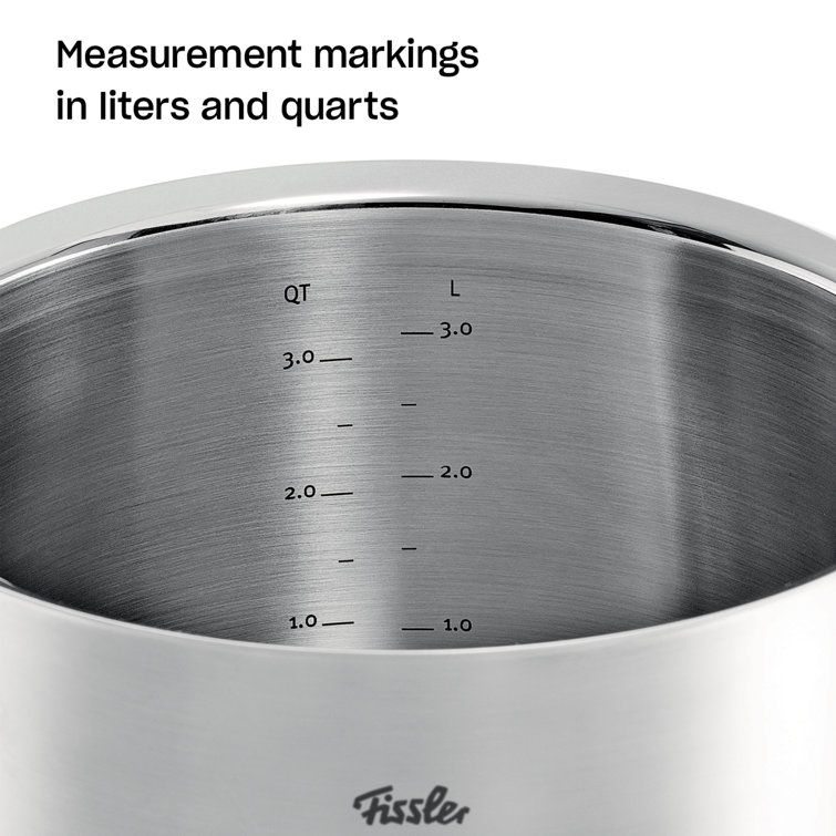 6.7 Quart Stainless Steel Stock Pot with Metal Lid