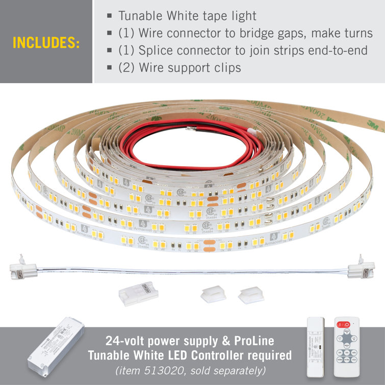 RibbonFlex Pro 8-Foot Tunable White LED Tape Light