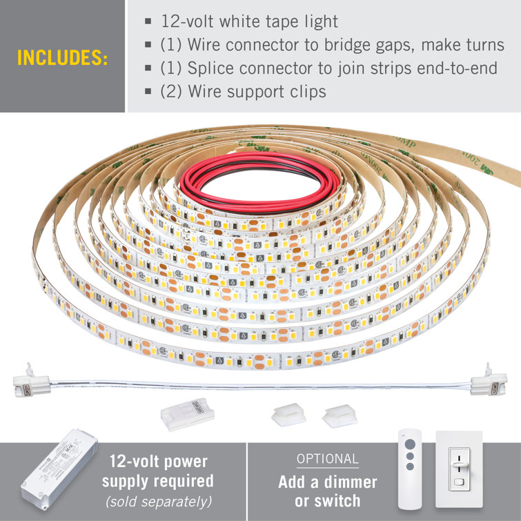 RibbonFlex Pro 16ft Daylight LED Tape Light 12V