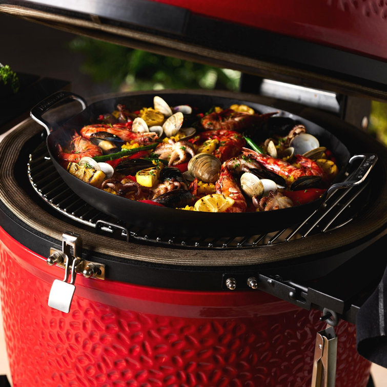 Kamado Joe 17.7" Black Carbon Steel Paella Pan