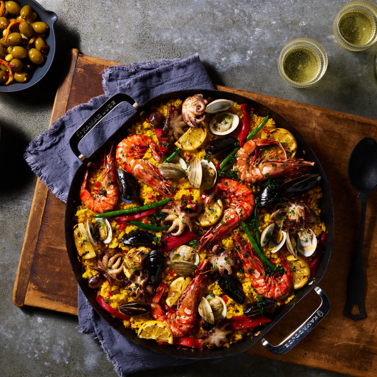 Kamado Joe 17.7" Black Carbon Steel Paella Pan