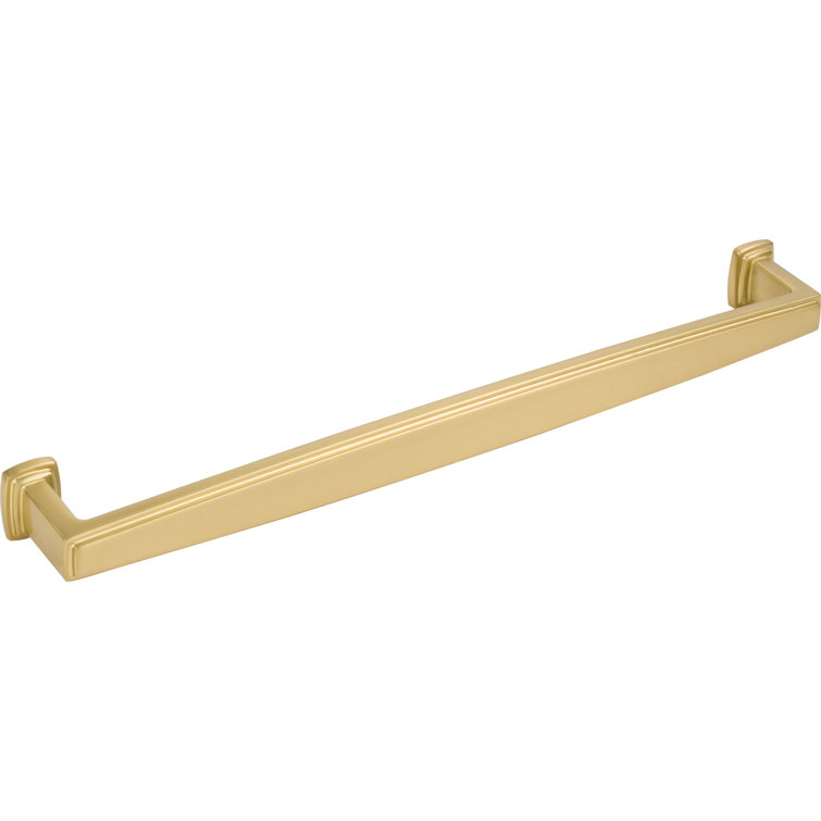 18" Brushed Gold Modern Appliance Pull with Mounting Hardware