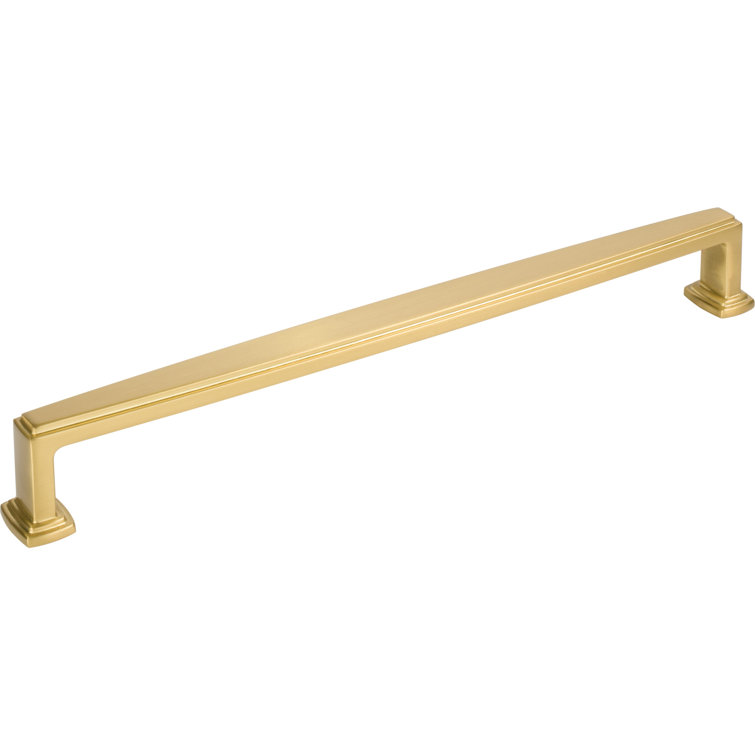 18" Brushed Gold Modern Appliance Pull with Mounting Hardware