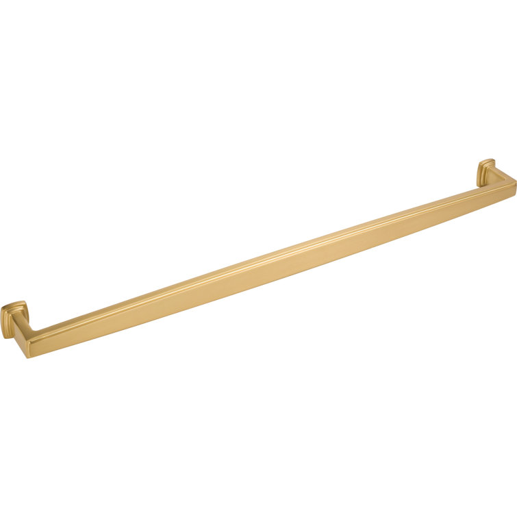 18" Brushed Gold Modern Appliance Pull with Mounting Hardware