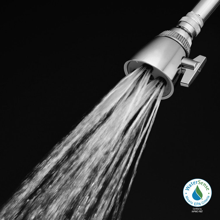 Polished Chrome Adjustable Multi-Function Shower Head