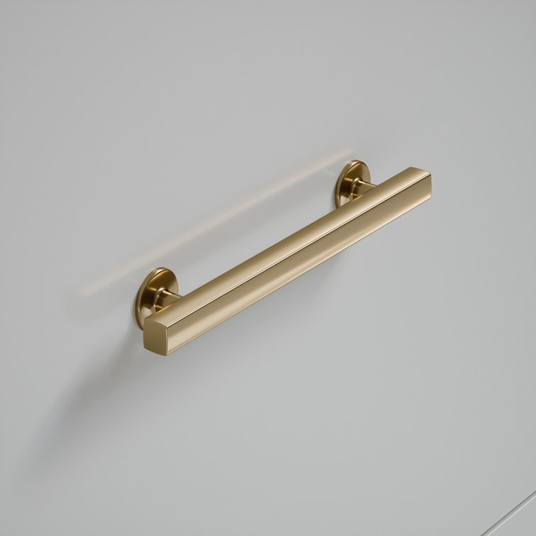 Flynn 7.5" Satin Brass Rectangular Bar Pull