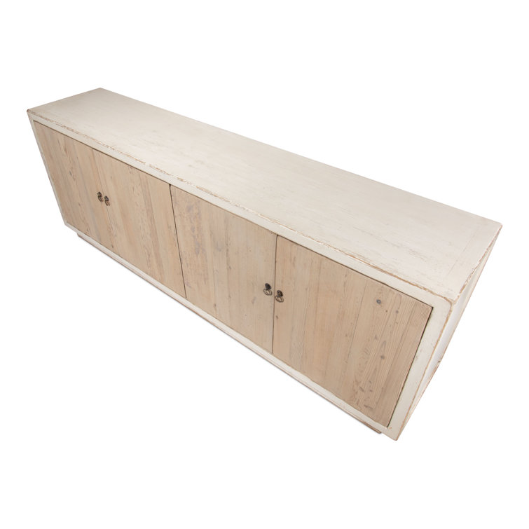 Dereck Contemporary White 94'' Modern Sideboard