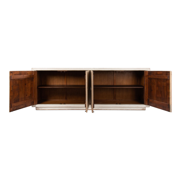 Dereck Contemporary White 94'' Modern Sideboard