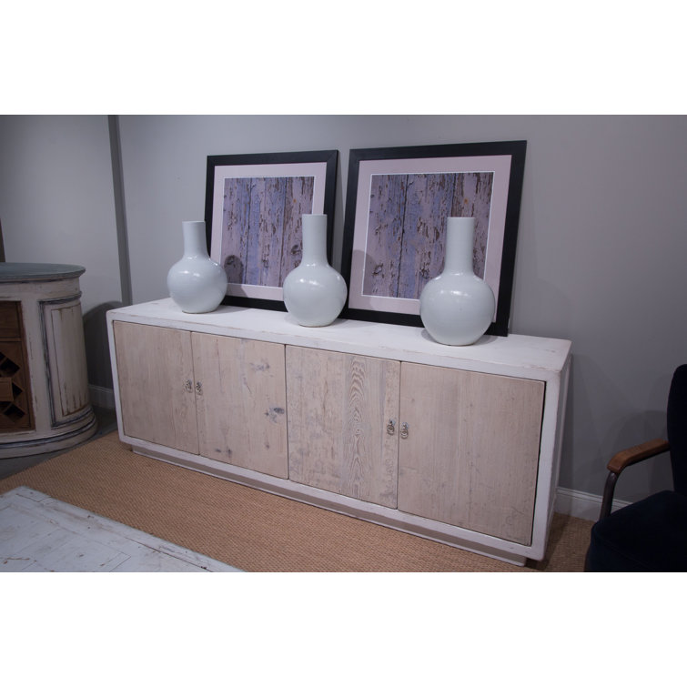 Dereck Contemporary White 94'' Modern Sideboard