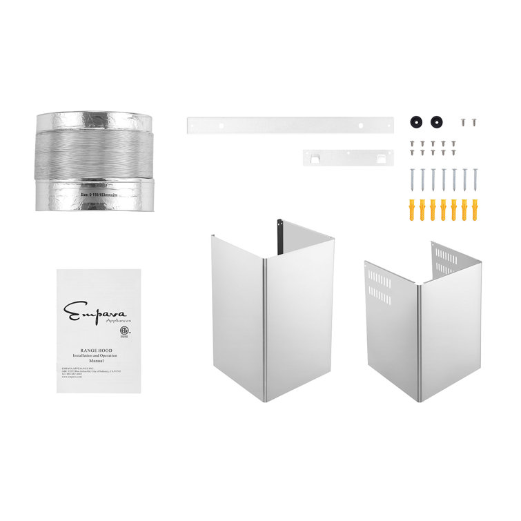 30-Inch Stainless Steel Convertible Wall-Mounted Range Hood