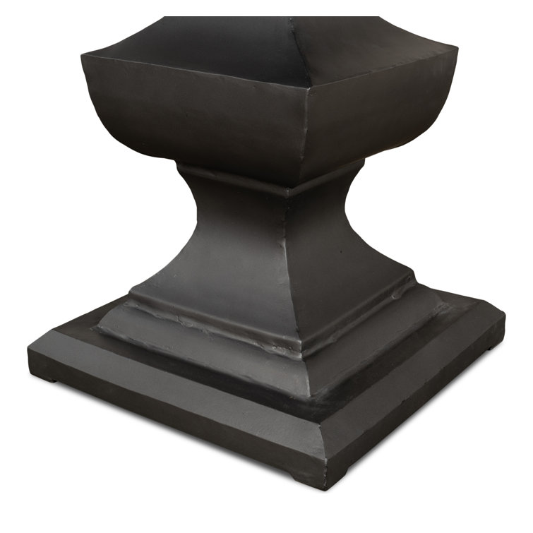 Haviland 40" Transitional Black Marble Round Dining Table