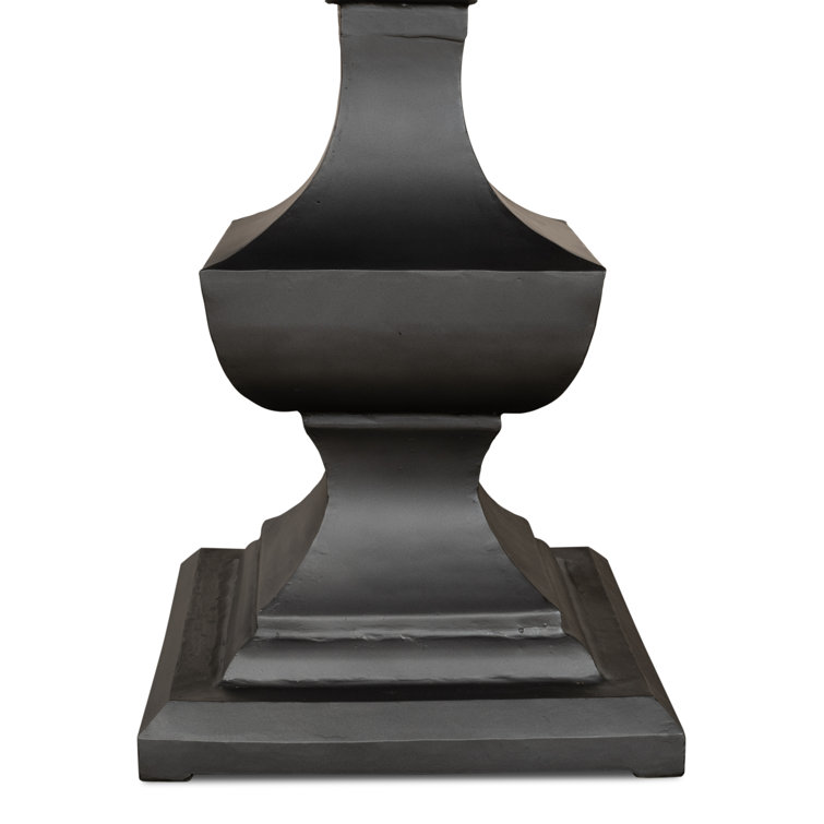 Haviland 40" Transitional Black Marble Round Dining Table
