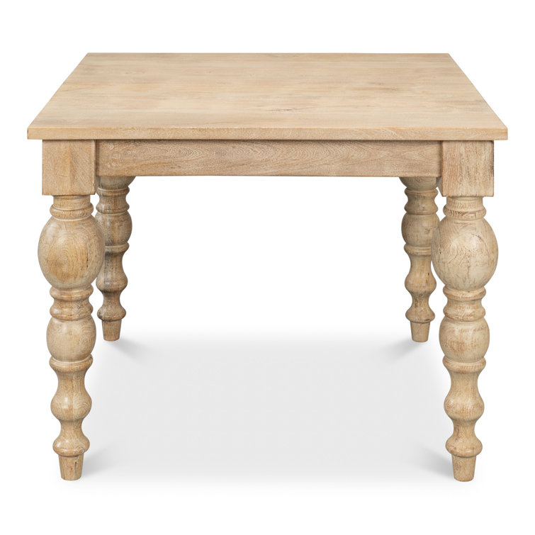 Jocelyn Natural Mango Wood Square Dining Table