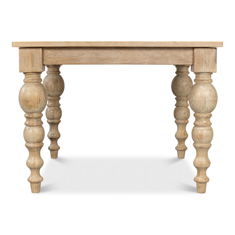 Jocelyn Natural Mango Wood Square Dining Table