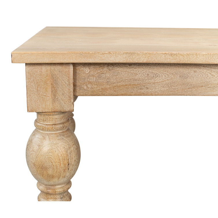 Jocelyn Natural Mango Wood Square Dining Table