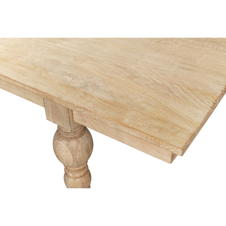 Jocelyn Natural Mango Wood Square Dining Table