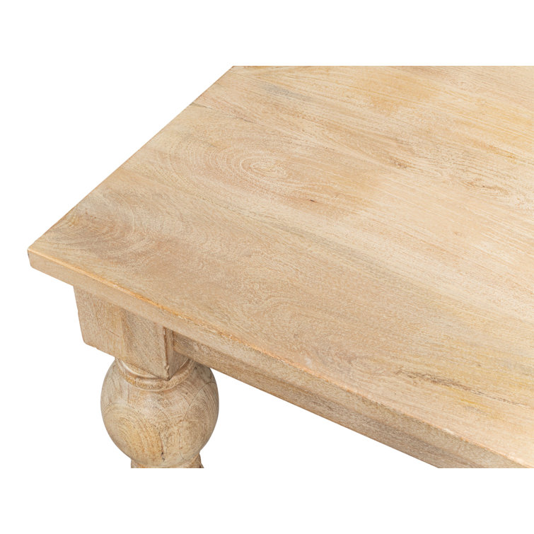 Jocelyn Natural Mango Wood Square Dining Table
