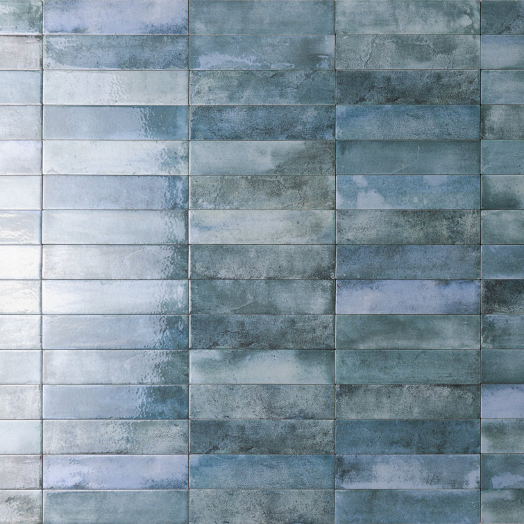 Mojave Denim Navy Blue Porcelain Subway Wall Tile