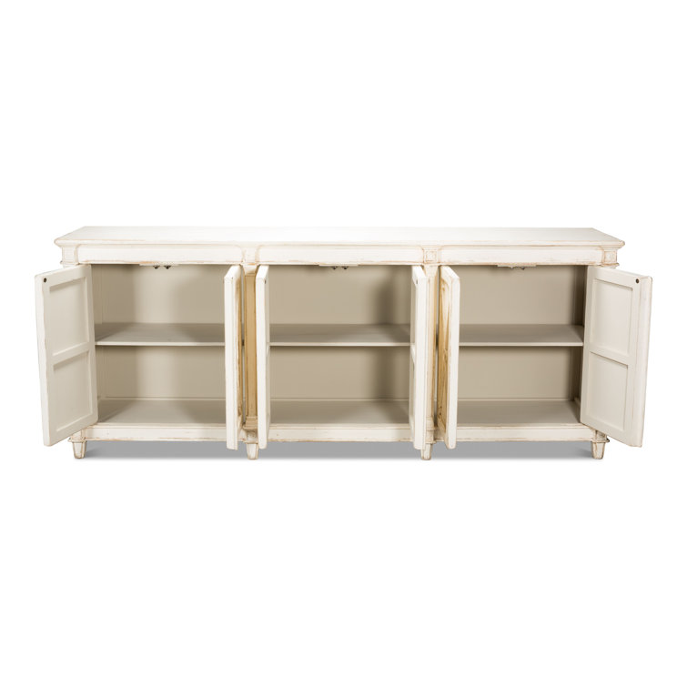 Marksman 96'' White Reclaimed Pine Sideboard