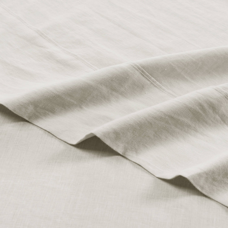 Ivory Queen Genuine French Linen Sheet Set