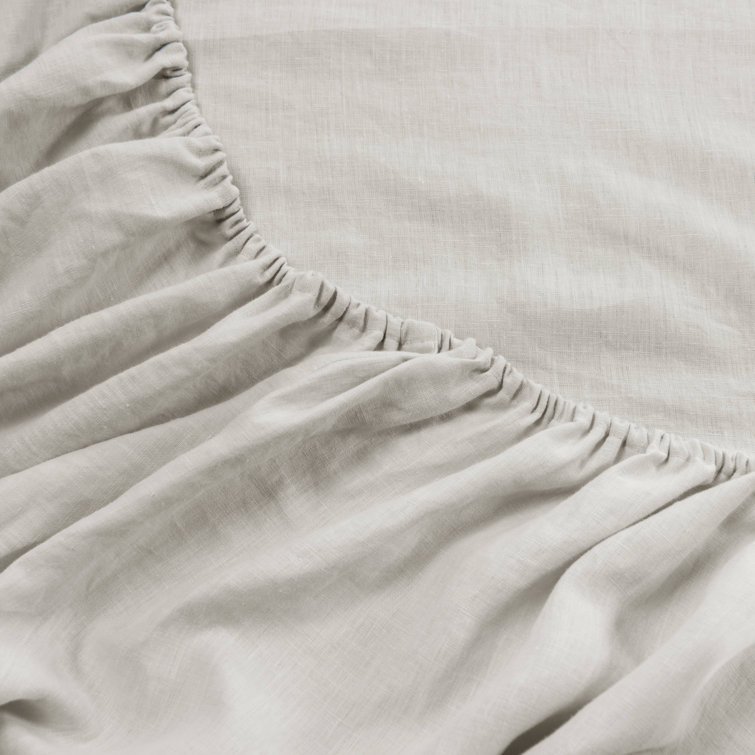 Ivory Queen Genuine French Linen Sheet Set