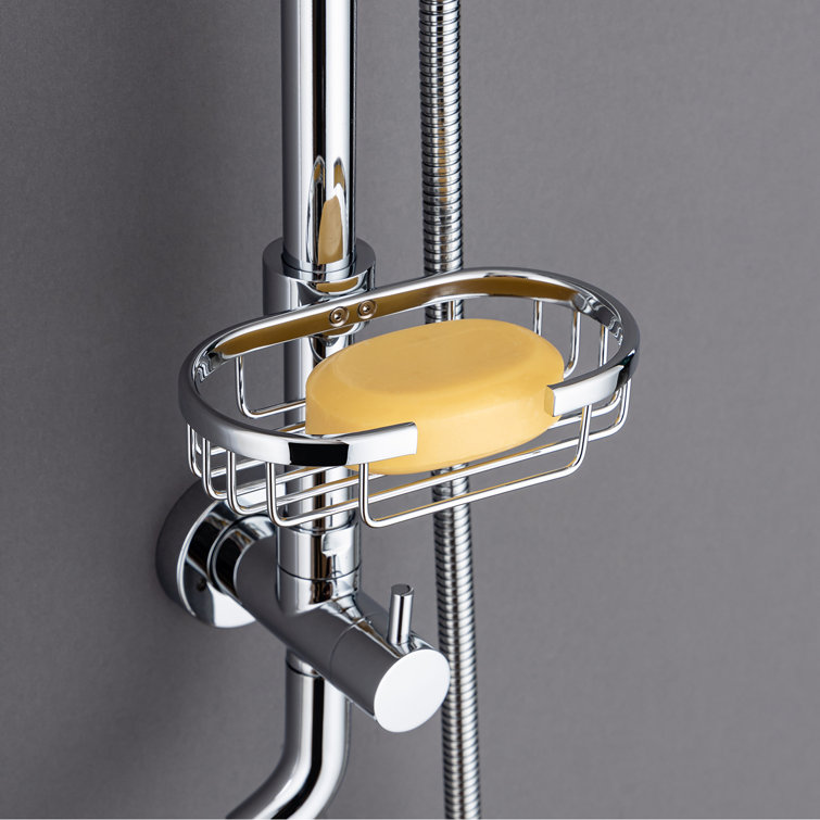 Polished Chrome Adjustable Height Multi-Head Shower System