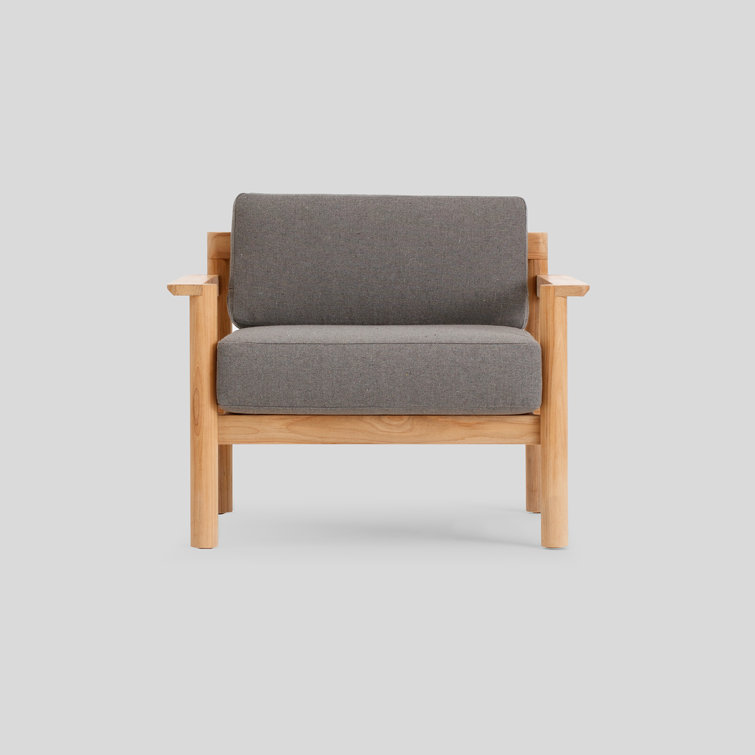 Greystone Sunbrella Cushion Teak Outdoor Lounge Chair