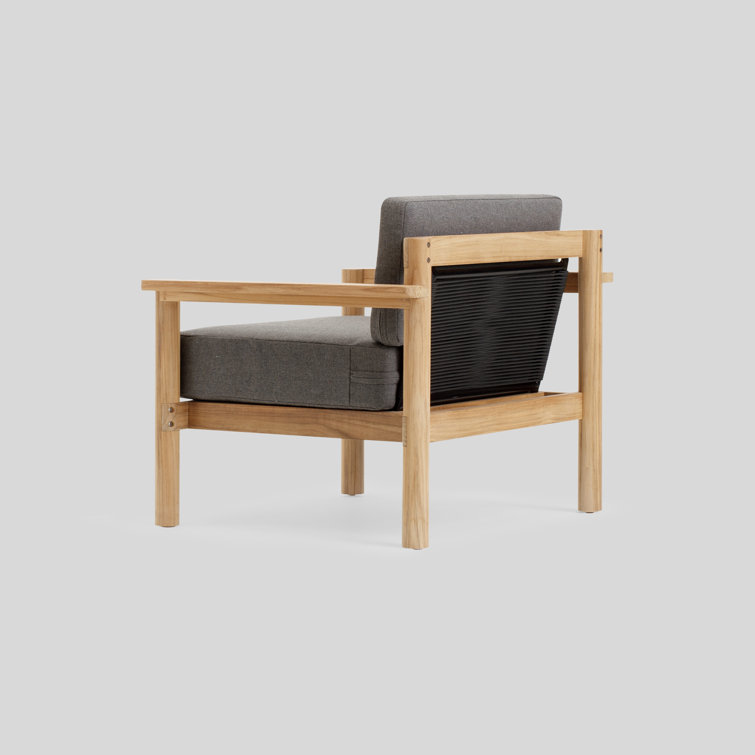Greystone Sunbrella Cushion Teak Outdoor Lounge Chair