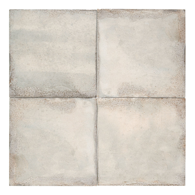 Poise 8" Gray Matte Porcelain Wall and Floor Tile