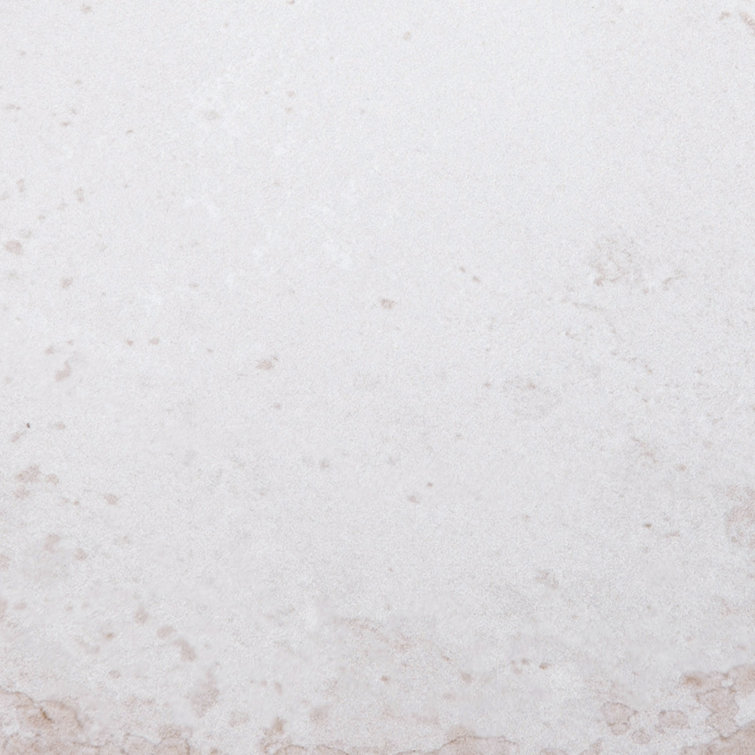 Poise 8" Matte White Porcelain Tile for Kitchen and Bathroom