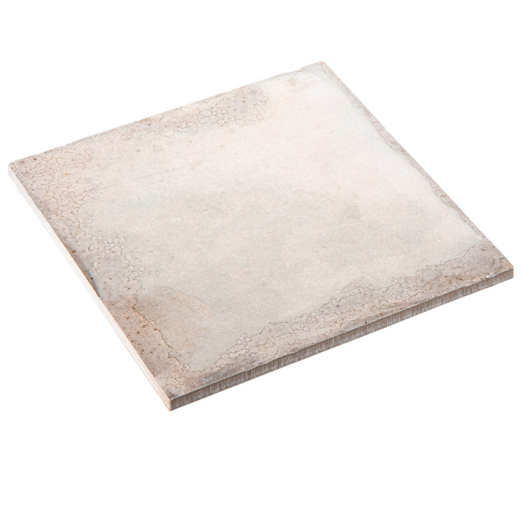 Poise 8" Gray Matte Porcelain Wall and Floor Tile