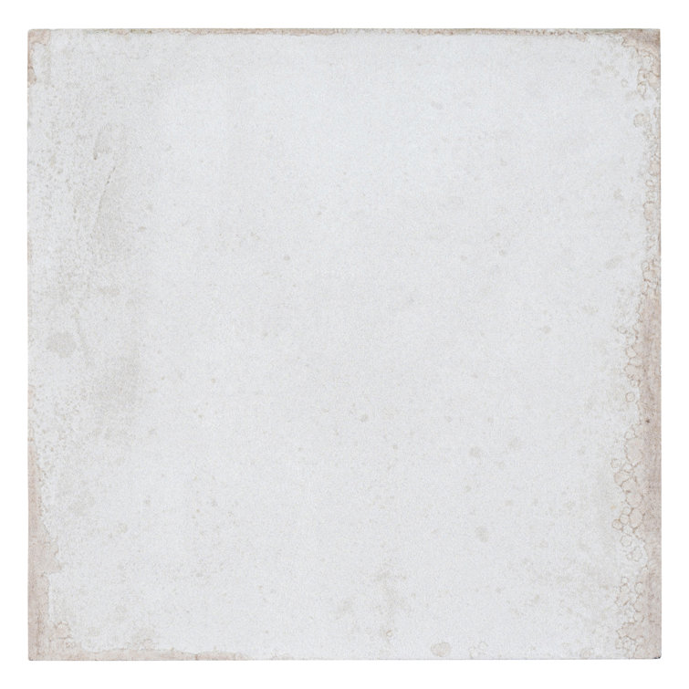 Poise 8" Matte White Porcelain Tile for Kitchen and Bathroom