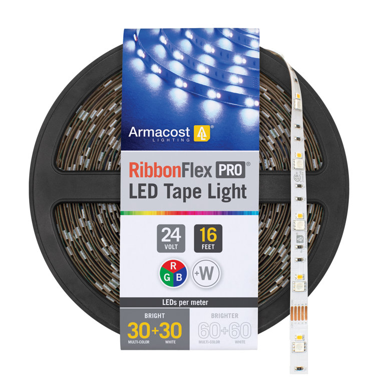 RibbonFlex Pro 24V RGB+W LED Tape Light with Remote