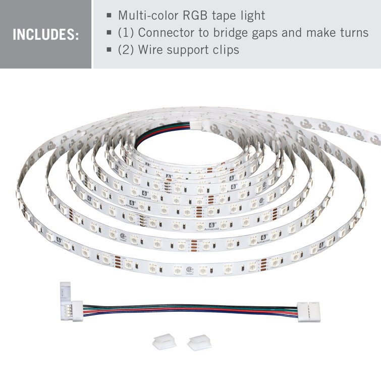 16.4 ft Multi-Color LED Tape Light with Remote