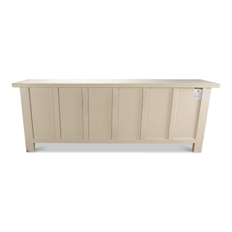 Persian 98'' Antique White Solid Wood Sideboard