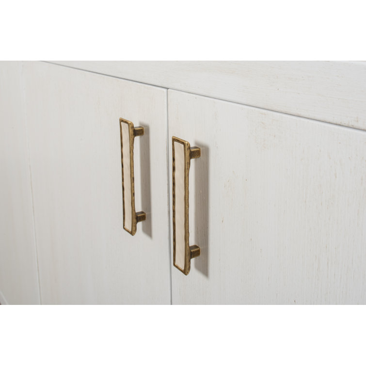 Cortina 80'' White Contemporary Sideboard with Adjustable Shelves