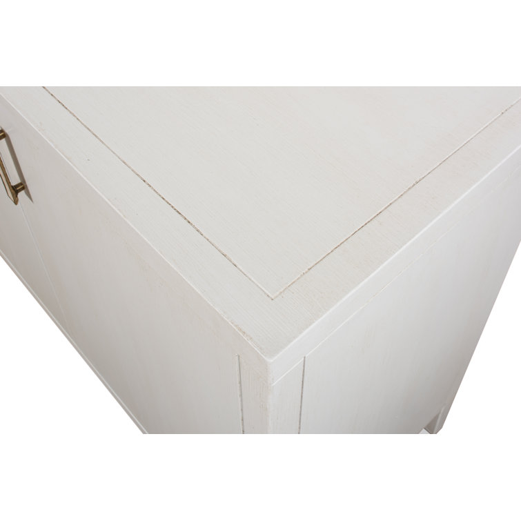 Cortina 80'' White Contemporary Sideboard with Adjustable Shelves