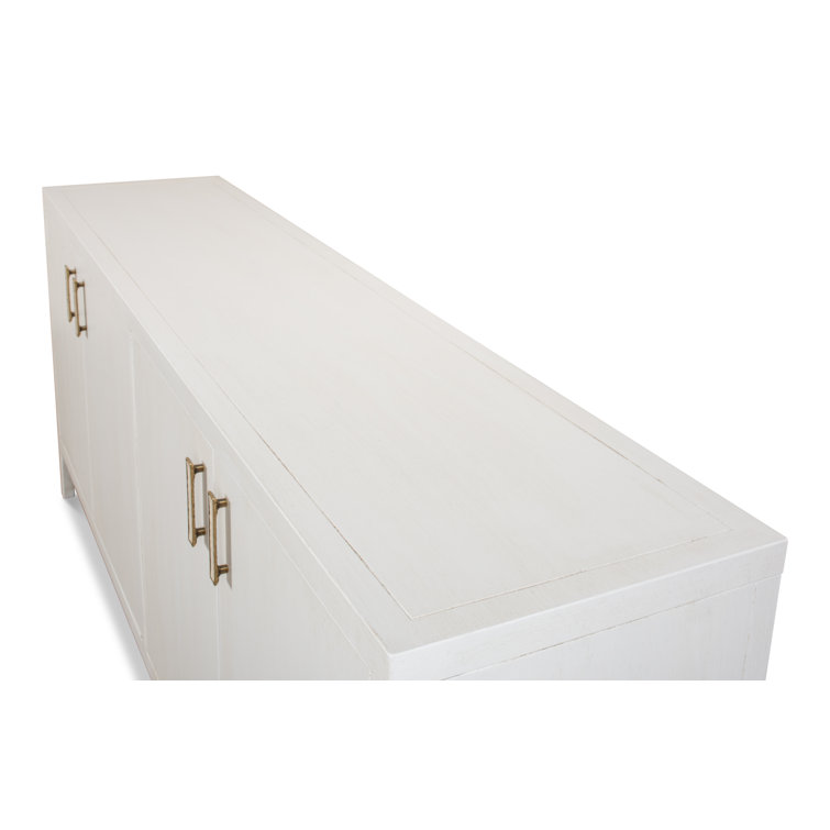 Cortina 80'' White Contemporary Sideboard with Adjustable Shelves