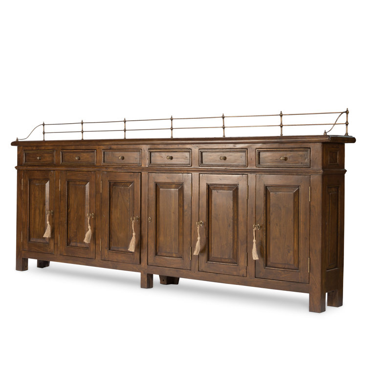 Covent Garden Traditional Brown 96'' Wooden Sideboard