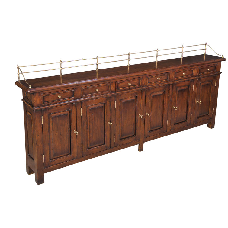 Covent Garden Traditional Brown 96'' Wooden Sideboard