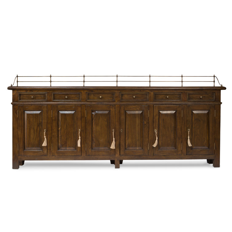 Covent Garden Traditional Brown 96'' Wooden Sideboard