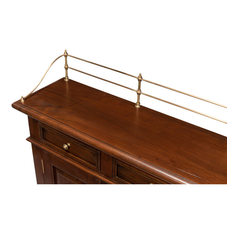 Covent Garden Traditional Brown 96'' Wooden Sideboard