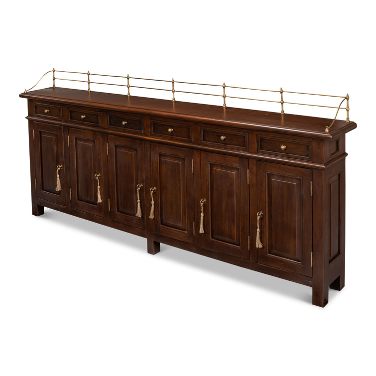 Covent Garden Traditional Brown 96'' Wooden Sideboard