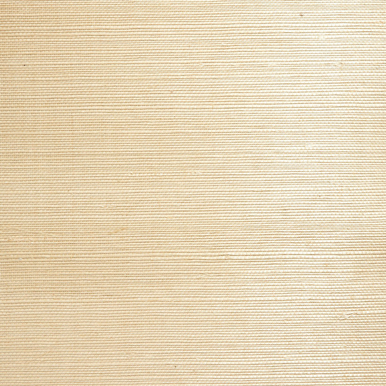 Junpo Wheat Grasscloth Non-Pasted Removable Wallpaper