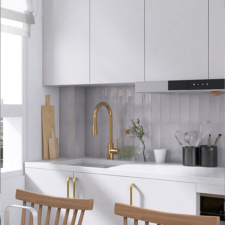 Blanco White Glossy Ceramic Subway Wall Tile 3" x 12"