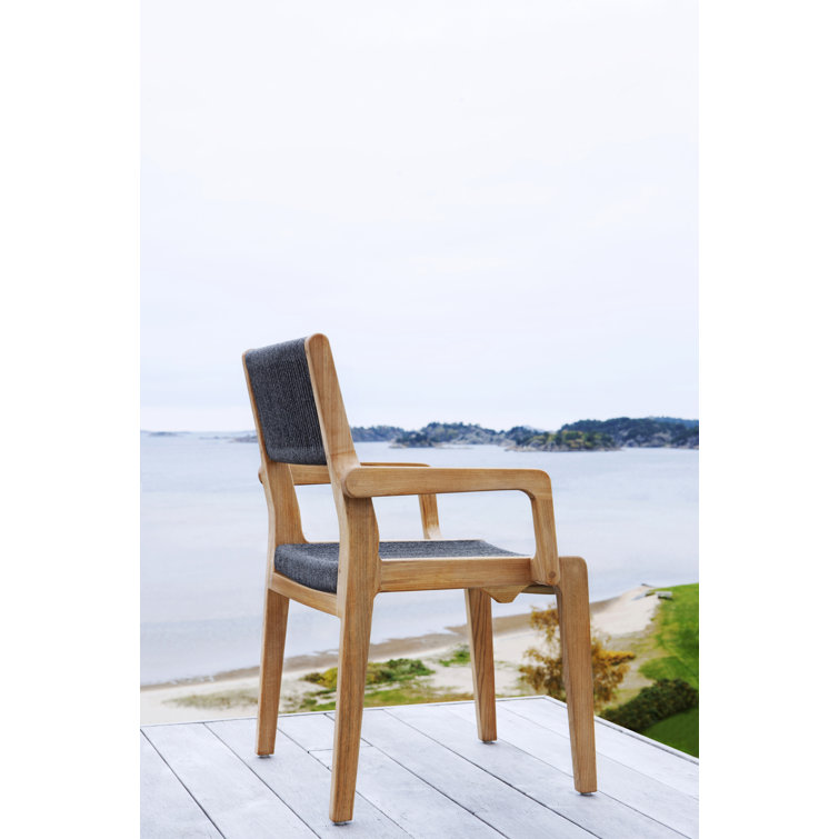 Skagen Teak and Rope Outdoor Dining Armchair