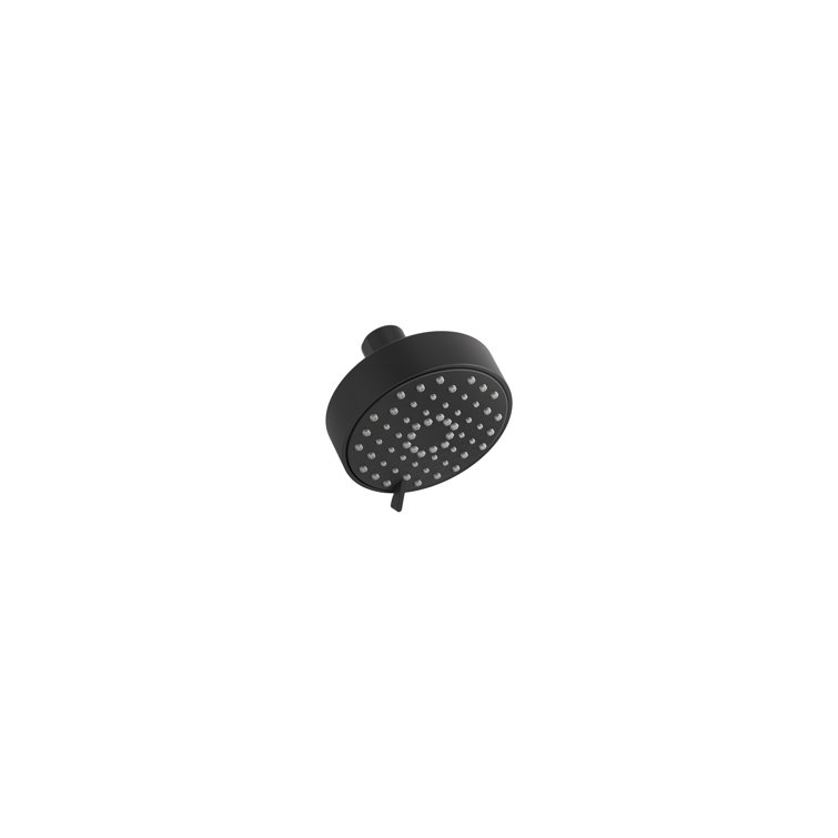 Matte Black Multi-Function Wall Mounted Shower Head