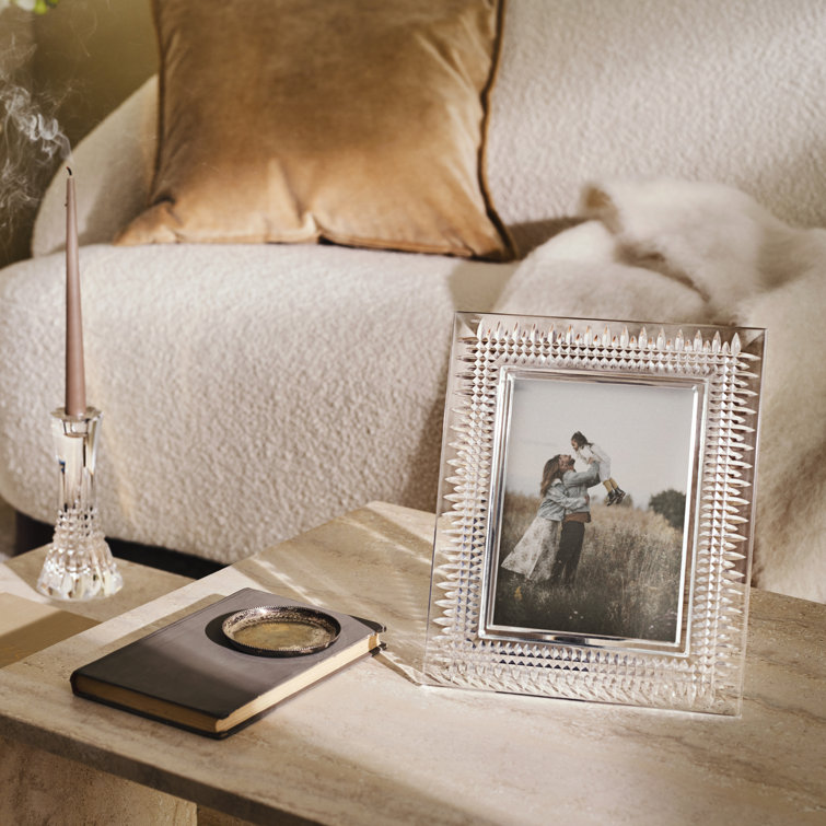 Anniversary Classic 5x7 Clear Crystal Tabletop Frame