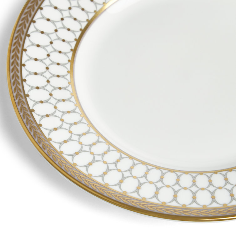 Renaissance Grey Fine Bone China 6" Bread and Butter Plate