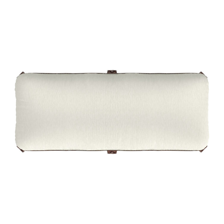 Michelline Light Cherry and Cream Upholstered Bench